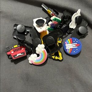 Colorful Shoe Charms Set